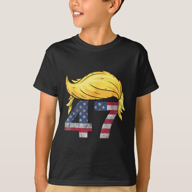 Camiseta Vintage 47 Trump Hair (Anverso)