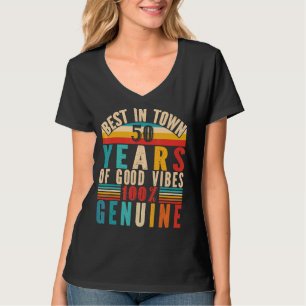 Camiseta Vintage 50th Birthday Apparel mujeres hombres 50th