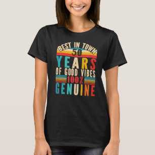 Camiseta Vintage 50th Birthday Apparel mujeres hombres 50th