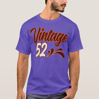 Camiseta Vintage 52 años cumpleaños