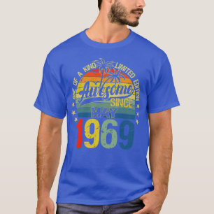 Camiseta Vintage 53 años Mayo 1969 Decoraciones 53ª Bir