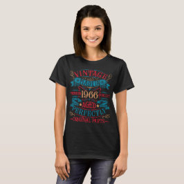 Camiseta Vintage 60th Birthday Decorations Vintage 1966 60 
