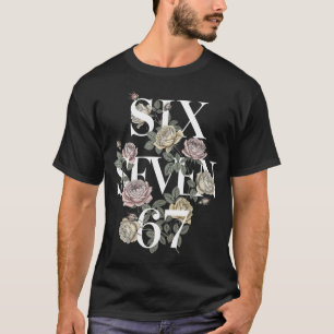 Camiseta Vintage 67 Seis Siete Meme Floral Boho Flor Silves