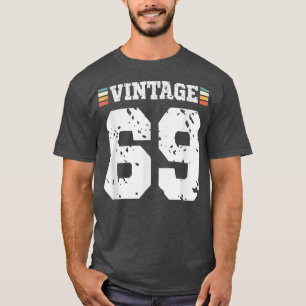 Camiseta Vintage 69 años Feliz 69 cumpleaños Diversión depo