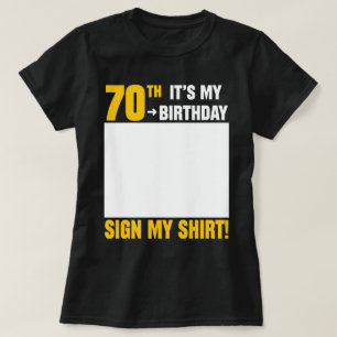 Camiseta Vintage 70 Años Aniversario de la fiesta