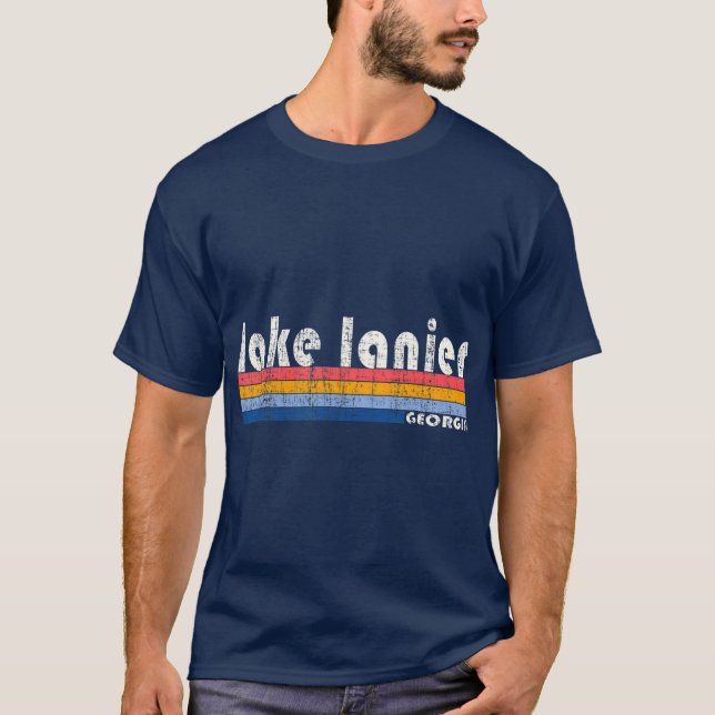 Camiseta Vintage 70s 80s Style Lake Lanier (Anverso)