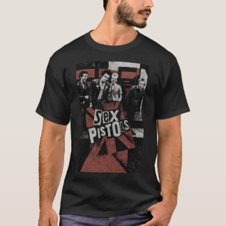 Camiseta Vintage 70s UK Punk Rock Band Poster Art