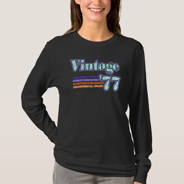 Camiseta Vintage 77 (Anverso)