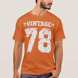 Camiseta Vintage 78 años Feliz 78 cumpleaños Diversión depo