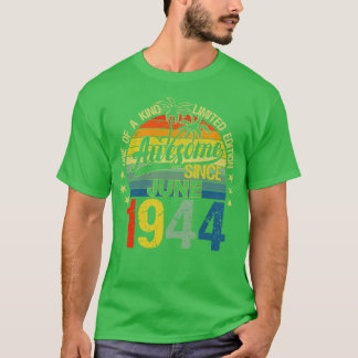 Camiseta Vintage 78 Años Junio 1944 Decoraciones 78th Bi