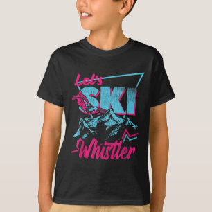Camiseta Vintage 80's 90s Ropa de esquí - Retro Whistler Sk