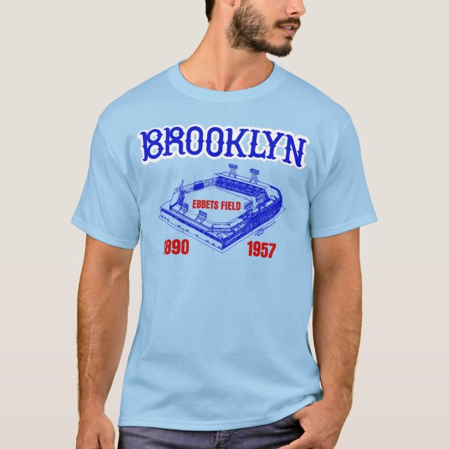 Camiseta Vintage 80s Ebbets Field Brooklyn (Anverso)