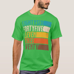 Camiseta Vintage 864511320 Ochenta Y Seis Cuarenta Y Cinco