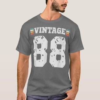 Camiseta Vintage 88 años Feliz 88º cumpleaños Diversión dep