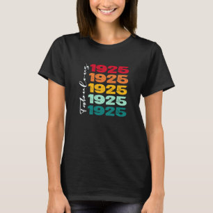 Camiseta Vintage 98th Birthday Fabulous 1925 Birthday Women