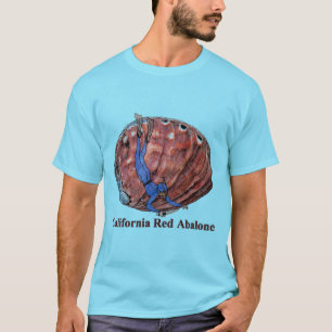 Camiseta Vintage Abalone Shell con un buceador libre URM