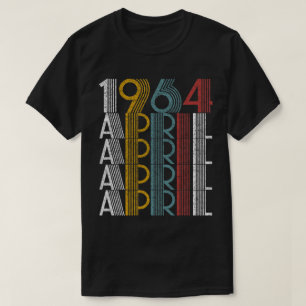 Camiseta Vintage Abril 1964 Regalos de cumpleaños Hombres