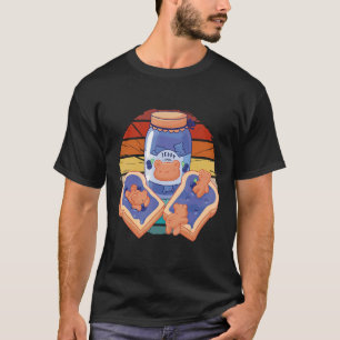 Camiseta Vintage Adorable Teddy Jam Jar Y Tostadas Teddy Cu