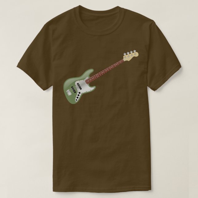 Camiseta Vintage Aguacate Green Electric JBass (Diseño del anverso)