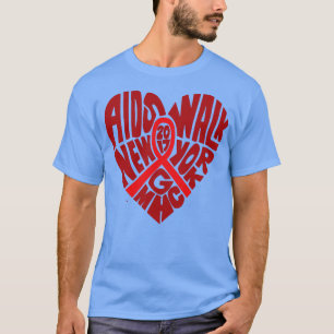 Camiseta Vintage AIDS WALK New York