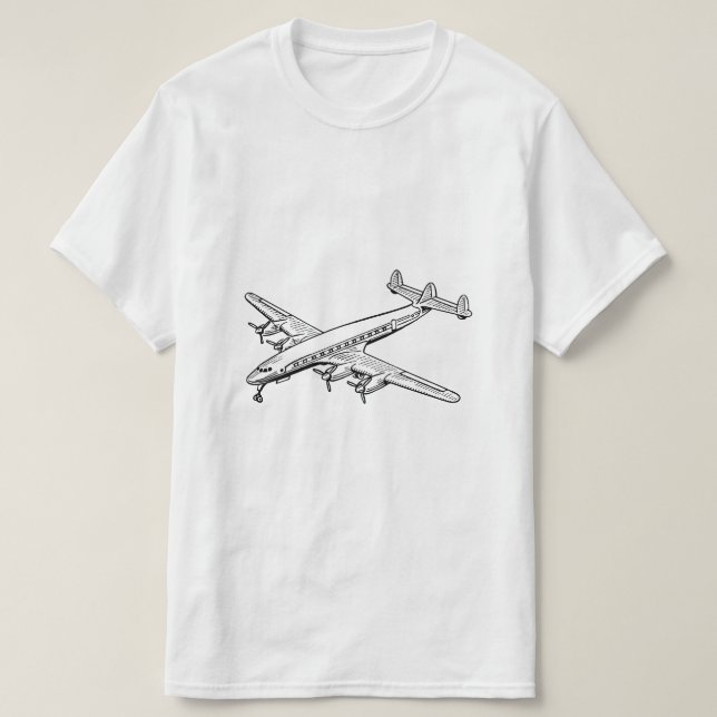 Camiseta Vintage Airliner (Diseño del anverso)