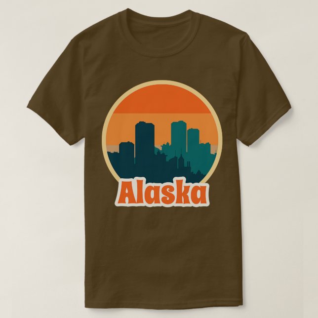 Camiseta Vintage Alaska TShirt (Diseño del anverso)