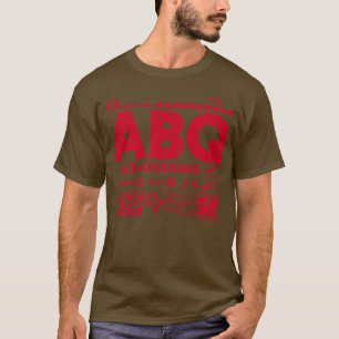 Camiseta Vintage Albuquerque ABQ Código del aeropuerto Día 