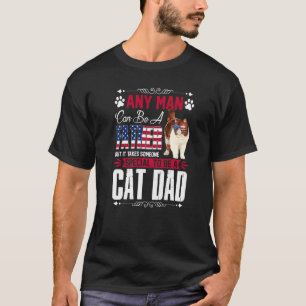 Camiseta Vintage Alguien Especial Para Ser Un Padre Gato Dí