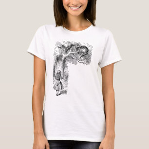 Camiseta Vintage Alicia en el País de las Maravillas, Gato 