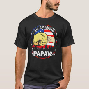 Camiseta Vintage All American Papaw 4 De Julio Patriótico U