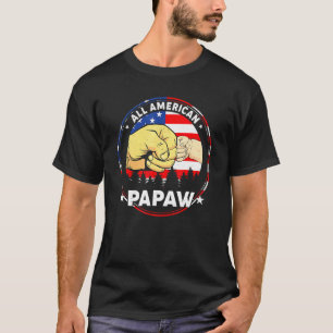 Camiseta Vintage All American Papaw 4 De Julio Patriótico U