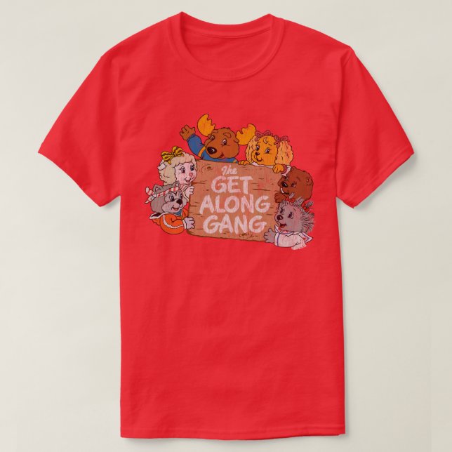 Camiseta Vintage Along Gang (Diseño del anverso)