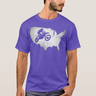 Camiseta Vintage American Dirt Bike Motocross Enduro