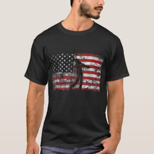 Camiseta Vintage American Flag Golf Guay Golf 4 De Julio De