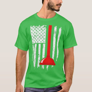 Camiseta Vintage American Flag Plumber 4 de Julio Patrioti