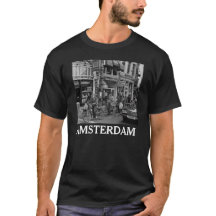 Vintage Amsterdam Holanda Motociclistas