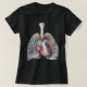 Camiseta Vintage Anatomía Humana Pulmones Órganos del Coraz (Diseño del anverso)