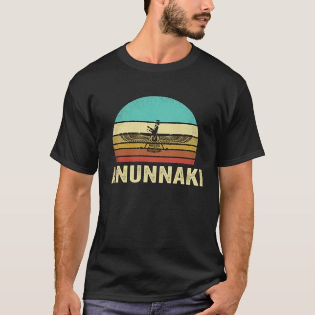 Camiseta Vintage Anunnaki Sunset (Anverso)