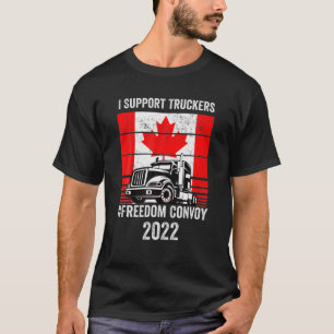 Camiseta Vintage apoyo convoy de libertad de camiones 2022