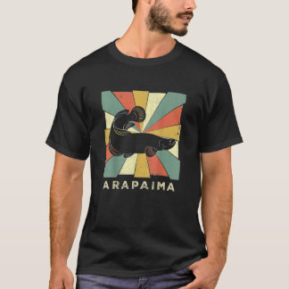 Camiseta Vintage Arapaima Fish Lover Retro Style Animal 
