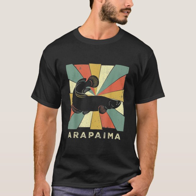 Camiseta Vintage Arapaima Lover Retro Style Animal Cl (Anverso)