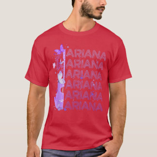 Camiseta Vintage Ariana Name Retro Style 70s 80s First for 