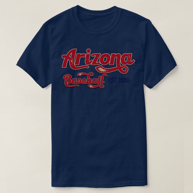 Camiseta Vintage Arizona Baseball Est 1998 (Diseño del anverso)