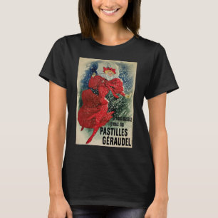 Camiseta Vintage Art Nouveau Pastilles Geraudel Cough Drots