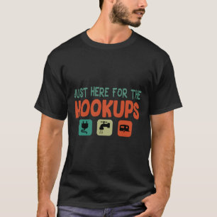 Camiseta Vintage Arts divertidos trajes de camping solo aqu