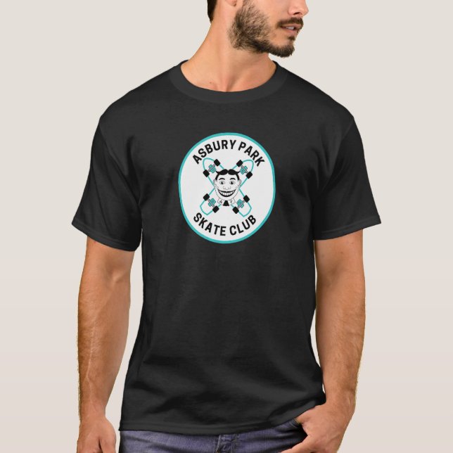 Camiseta Vintage Asbury Park Skateboarding Club (Anverso)