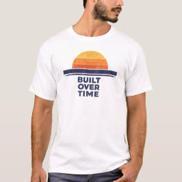 Camiseta Vintage Atardecer Construida con el Tiemp