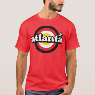 Camiseta Vintage Atlanta Sunset Seal Retro Ciudad Emblema p