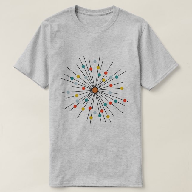 Camiseta Vintage Atomic Dot Retro (Diseño del anverso)