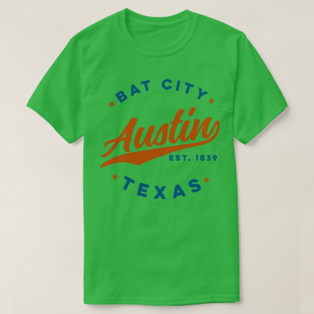 Camiseta Vintage Austin Bat City Texas USA 1 (Diseño del anverso)